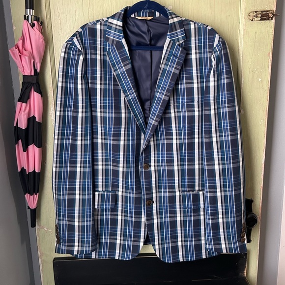 Haggar Men’s Blazer sz 44L - Picture 1 of 6